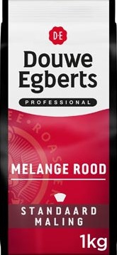 Douwe Egberts gemalen koffie Melange Rood standaard pak van 1 kg