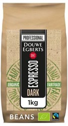 Douwe Egberts koffiebonen Espresso Dark Roast bio & fairtrade pak van 1 kg