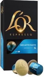 Douwe Egberts koffiecapsules L'Or Intensity 6, Decaffeïnato pak van 10 capsules