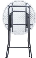 Statafel inklapbaar BT100 wit diameter 80 cm-3