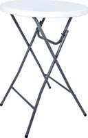 Statafel inklapbaar BT100 wit diameter 80 cm