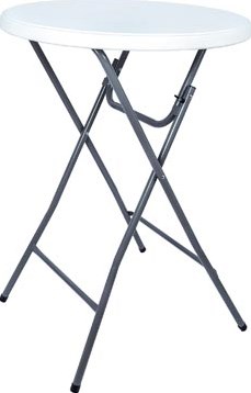 Statafel inklapbaar BT100 wit diameter 80 cm