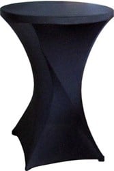 Statafelrok zwart diameter 80 cm