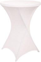 Statafelhoes diameter 80 cm wit