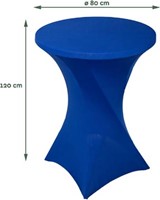 Statafelhoes diameter 80 cm blauw-2