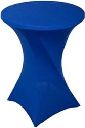 Statafelhoes diameter 80 cm blauw