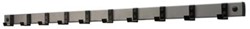 V-part wandgarderobe HIQ 10 haken grijs