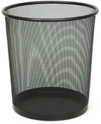 V-part papierbak 19 l zwart