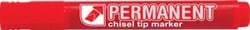 Crown permanent marker  schuine punt  schrijfbreedte 1 - 3 mm rood