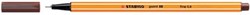 Stabilo fineliner Point 88 bruin