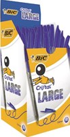 Bic balpen Cristal Large, brede punt, blauw-2