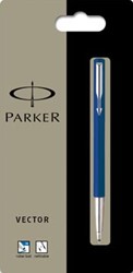 Parker Collectie Vector Standard roller, blauw, op blister
