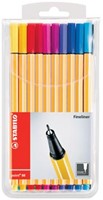 Stabilo fineliner Point 88 etui van 20 stuks in geassorteerde kleuren-2