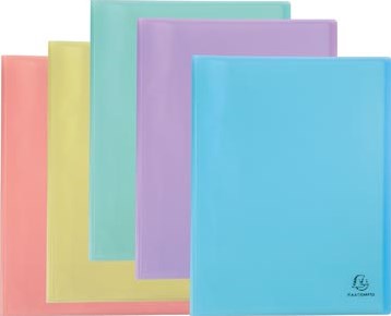 Exacompta showalbum Chromaline 40 tassen geassorteerde pastelkleuren-2