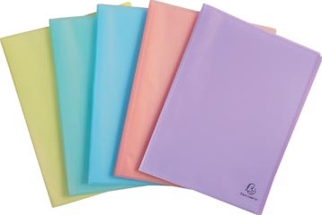 Exacompta showalbum Chromaline 40 tassen geassorteerde pastelkleuren