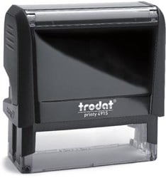 Stempelautomaat Trodat Printy 4915 met tekst en logo