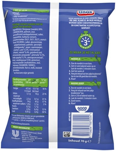 Unox Noodles groenten 11 zakjes-2