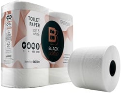Satino Black toiletpapier 2-laags wit, pak van 40 rollen