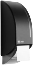 Satino Black toiletpapierdispenser mat zwart