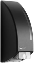 Black Satino zeepdispenser mat zwart