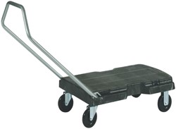 Transportkar Rubbermaid inklapbaar 82.6x52cm zwart tot 181,4kg