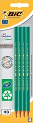 Bic potlood Evolution 650 Hb blister van 4 stuks