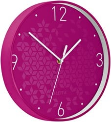 Leitz WOW Wandklok roze