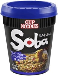 Nissin Soba Noodles yakitori cup