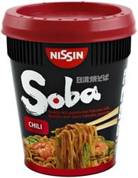 Nissin Soba Noodles chili cup