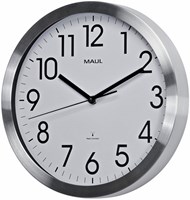 MAULmove wandklok, radiogestuurd, diameter 30,5 x 4,5 cm, aluminium kader-2