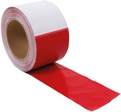Signaliseringslint 250 meter rood wit