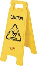 Rubbermaid waarschuwingsbord