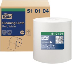 Reinigingsdoek Tork W1 510104 nonwoven 1000vel