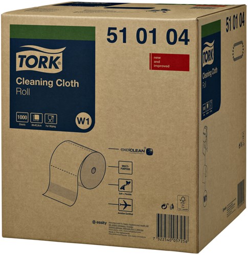 Reinigingsdoek Tork W1 510104 nonwoven 1000vel-3