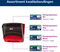 Tork dispenser W4 Performance 654008 zwart/rood-3