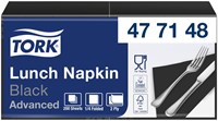 Servetten Tork 478151 LinStyle 1laags 39x39cm zwart 50st.-1
