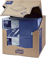 Servetten Tork 477215 2laags 33x33cm blauw 200st.-1