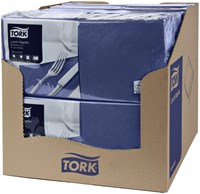 Servetten Tork 477215 2laags 33x33cm blauw 200st.-3