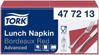Servetten Tork 477213 2laags 33x33cm rood 200st.