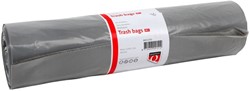 Afvalzak Quantore LDPE T50 60L grijs extra stevig 60x90cm 25 stuks