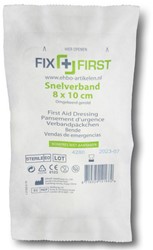 Snelverband gerold 8x10cm 10stuks