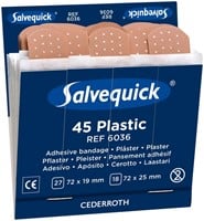 Waterbestendige pleisters Salvequick navulling plastic 6036