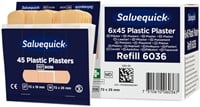 Waterbestendige pleisters Salvequick navulling plastic 6036-2