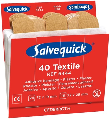 Salvequick pleisters navulling textiel 6444