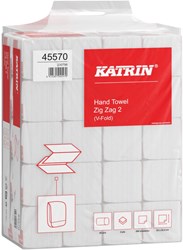 Handdoekjes Katrin 224x230mm Z-vouw 45570 2-laags pak 20x200st