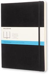 Moleskine notitieboek  19 x 25 cm puntraster harde cover 192 blad zwart