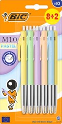 Balpen Bic M10 colors limited edition blister 8+2 gratis
