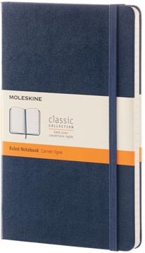 Moleskine Notitieboek Large Lijn Saffierblauw