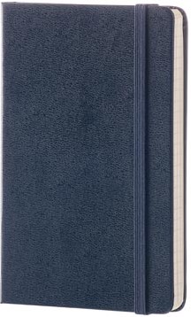 Moleskine notitieboek 9 x 14 cm effen harde cover 192 blad saffier-2