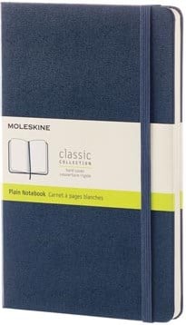 Moleskine Notitieboek Large Blanco Sapphire Blue Hard Cover